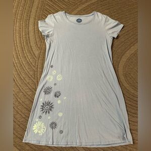 Life Is Good Blue Floral Dress